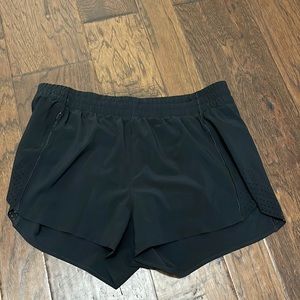 Athleta running shorts- black, 3 inch
